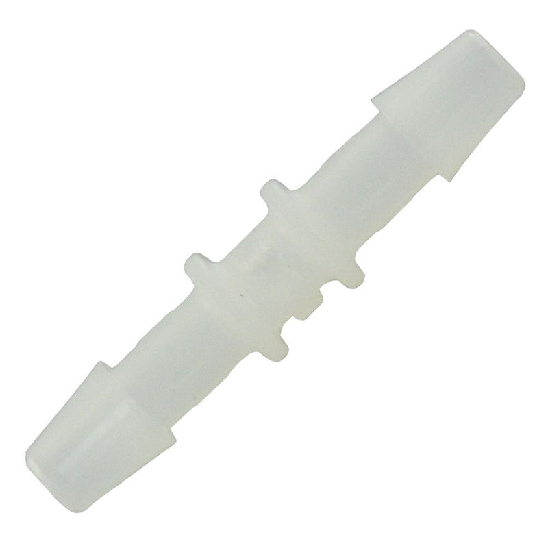 Union Barb Connector Natural Nylon - 3/16 x 3/16 Single Barb