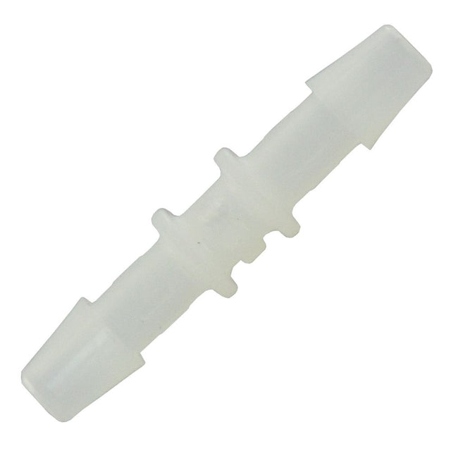 Union Barb Connector Natural Nylon - 3/16 x 3/16 Single Barb