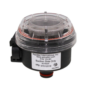 25-181 Pump Protector Strainer 40 Mesh Pump Filter SS 3/4" QA Male x 3/4" QA Female for 550 Series Pumps