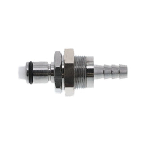 73000 NSF Valved Panel Mount Hose Barb Coupling Insert 1/4 ID Barb