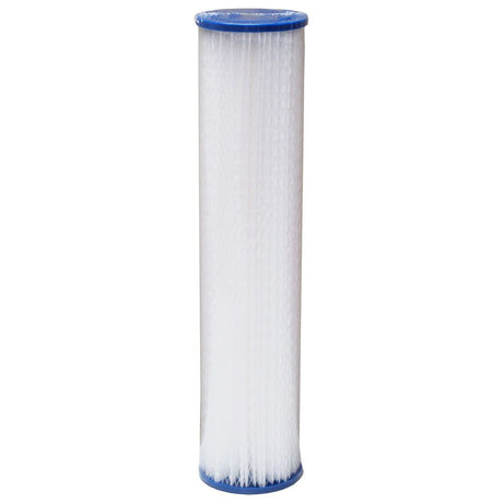 Harmsco® PP-BB-20-1 20" Calypso Blue Poly-Pleat Filter 1 mic ABS