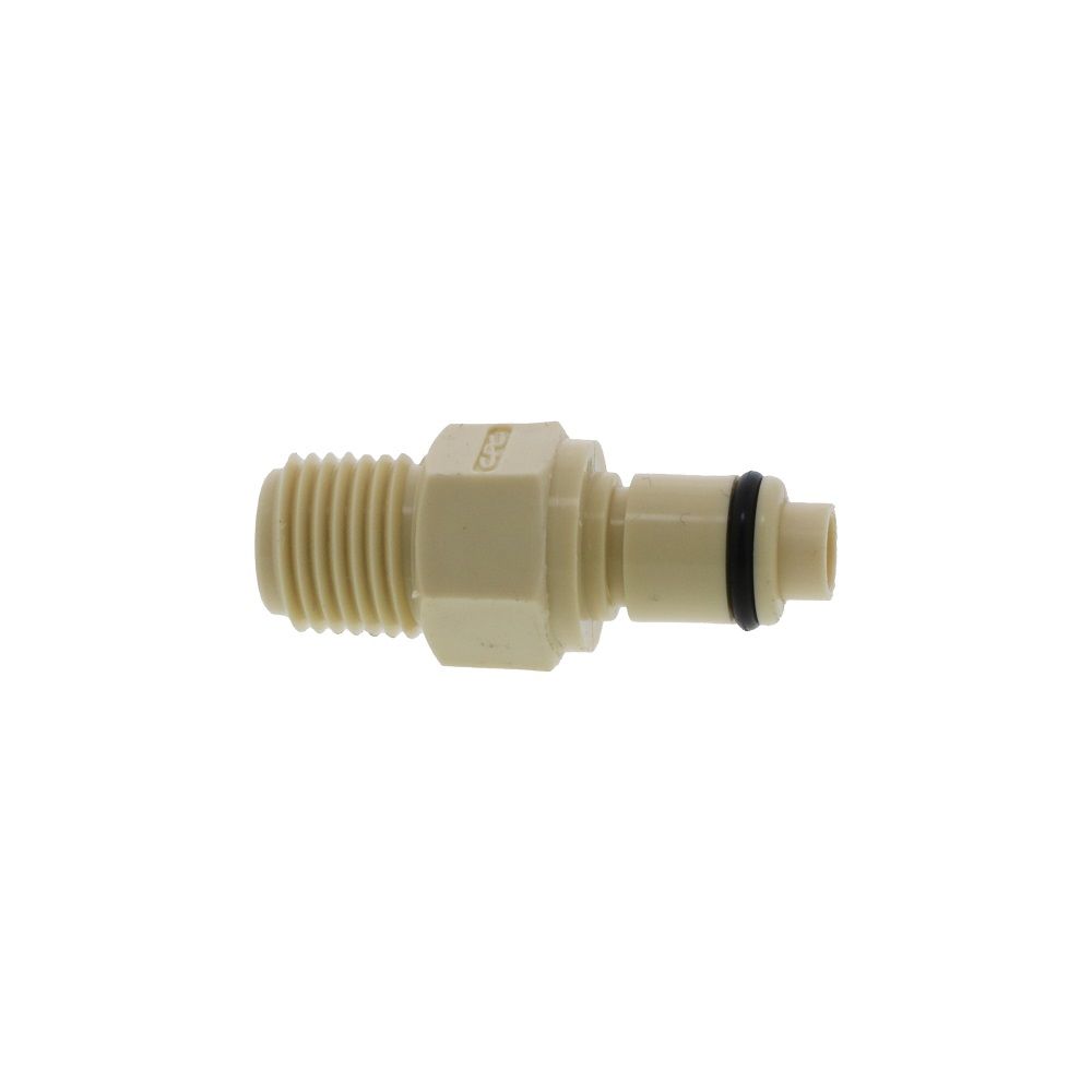 PLCD2400412 Valved Male Thread Coupling Insert 1/4 MPT