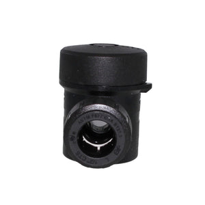 John Guest Two-Way Ball Valve: 3/4 in, Acetal, Straight, Push x Push