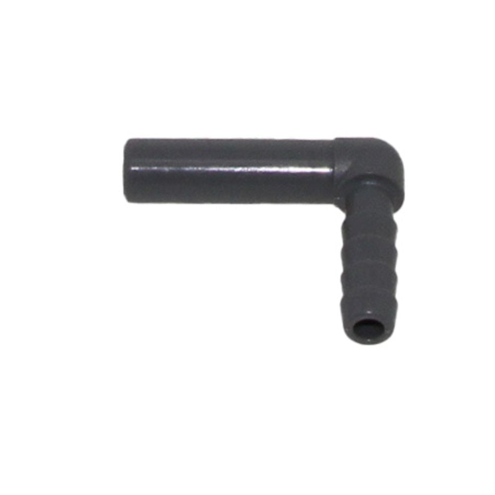 John Guest Stem Elbow Barb Connector  - 5/16 OD Stem x 1/4 ID Barb