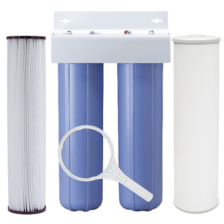 Radial Flow GAC 20" BB Cyst Reduction High Flow System - 1" Inlet/Outlet