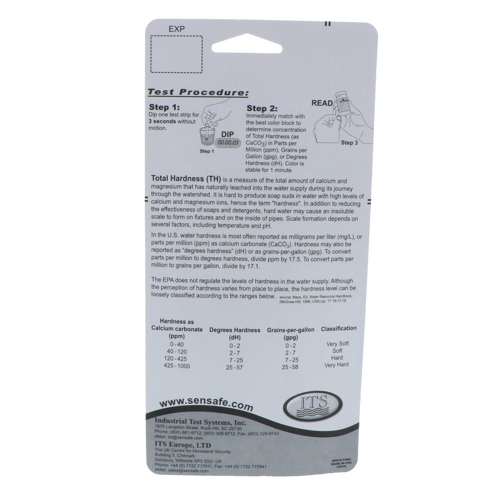 Total Hardness Test Strips [50]