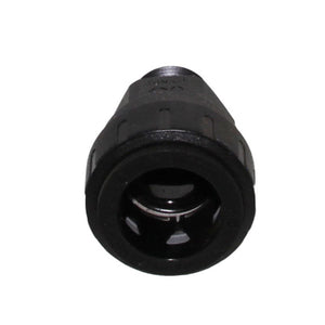 John Guest Black Male Connector - 3/4 CTS x 1/2 NPT