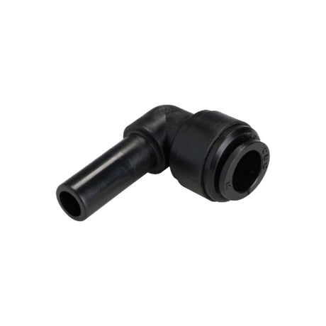 NeoFit - Acetal Black Stem Elbow 1/4" tube x 1/4" stem
