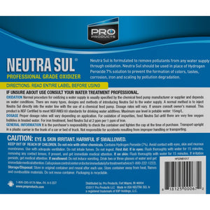 Pro Neutra Sul Professional Grade Oxidizer, Filtration Type - NSF - 5 Gal.