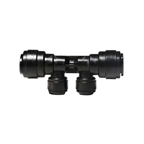 NeoFit - Acetal Natural Black Cooling Mainfold 1/2 tube x tube 3/8"