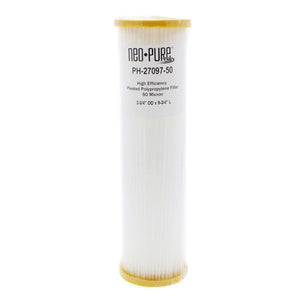 Neo-Pure PH-27097-50 9-3/4" High Efficiency Pleated Filter 50 micron