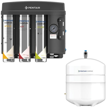 Everpure EV9975-51 EZ-RO System - 200 GPD w/2 Gal Hydropneumatic Tank