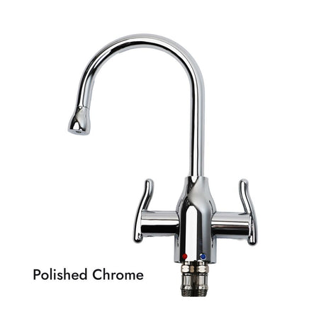 Mountain Plumbing MT1801-NL Contemporary Hot & Cold Water Dispenser w/ Wine Bottle Spout & Curved Handles