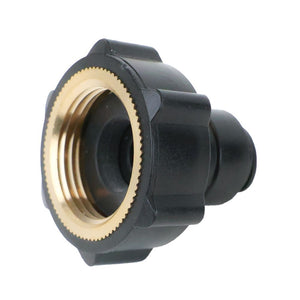 NeoFit - Acetal Black Female Adapter 8mm [5/16"] tube x 3/4" BSP[P] Flat