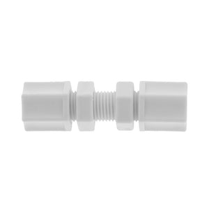 JACO 20-5-P-PG Polypropylene Bulkhead Union 5/16 OD Tube x 5/16 OD Tube