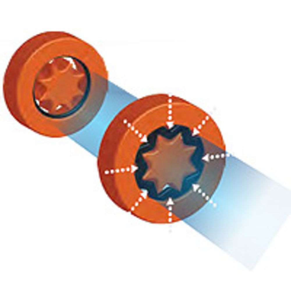 neoFlo Stainless Steel  Flow Restrictor 15 GPM 316SS 1.5" FPT x FPT