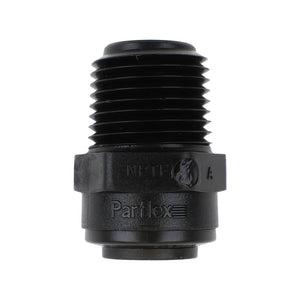 Parker TrueSeal Kynar Male Connector 1/4 x 3/8 NPTF