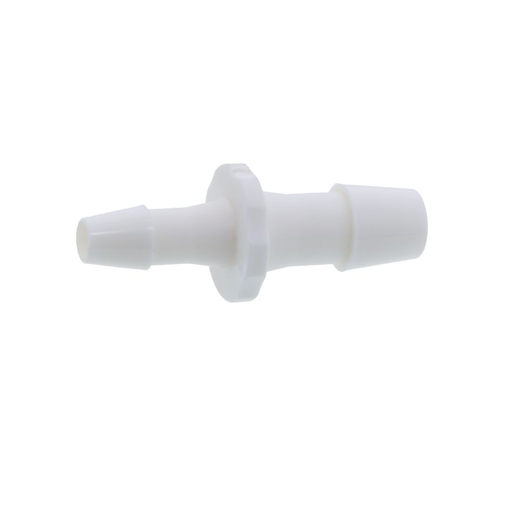 FitQuik Nylon Tube to Tube Straight Reducer Fitting - 3/8" ID barb x 1/4" ID - White