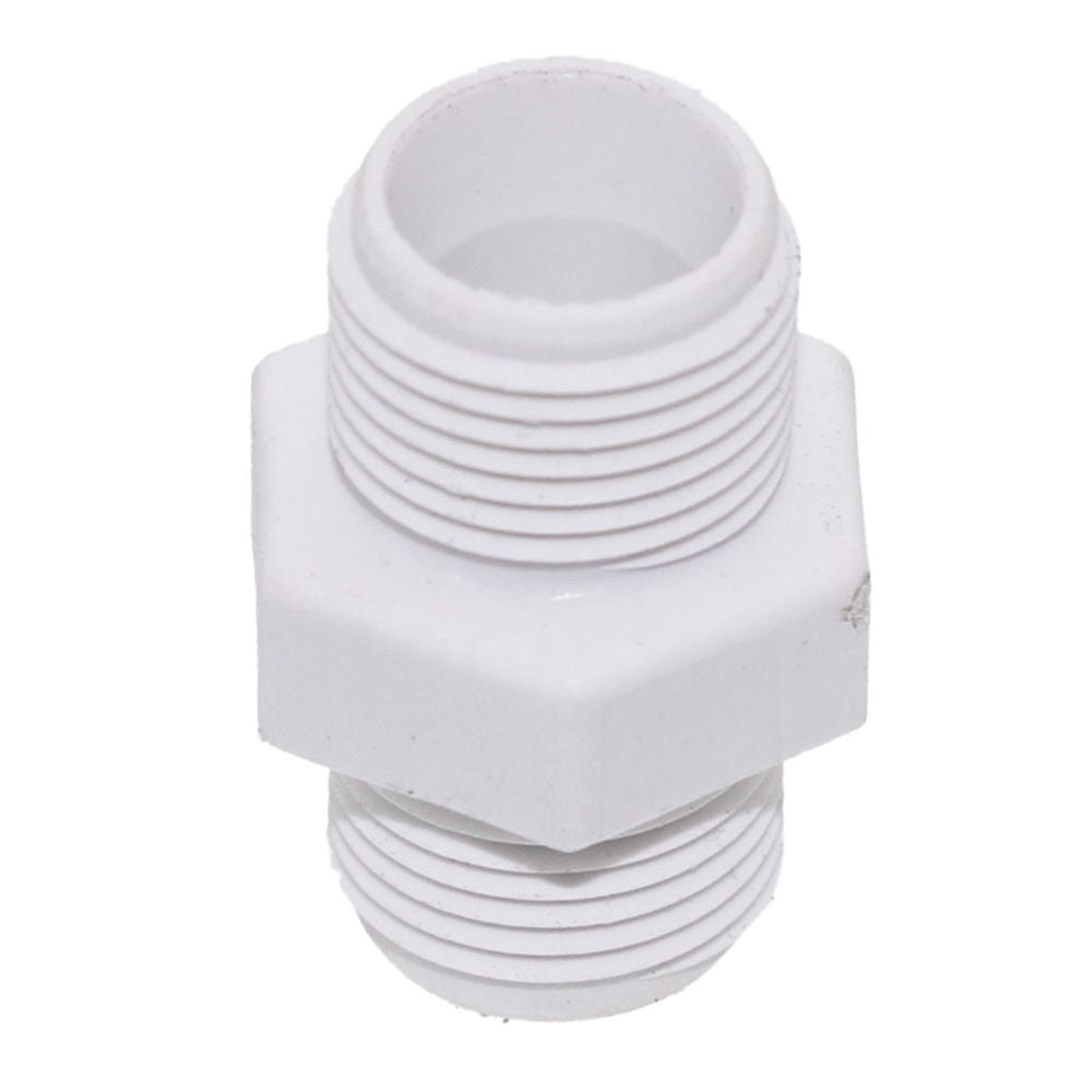 JACO 15-6-P Union Connector 3/8 OD x 5/8 MPT Polypropylene