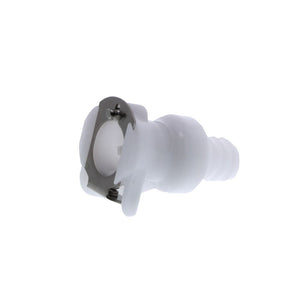 PLCD17006 Valved In-Line Hose Barb Coupling Body 3/8 ID Barb