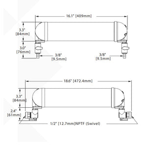 SHURflo LVPO-F3 5.0 Micron Inline Carbon Block and Starter Kit