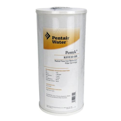 10 x 4.5" Pentek RFFE10-BB Radial-Flow Iron Reduction