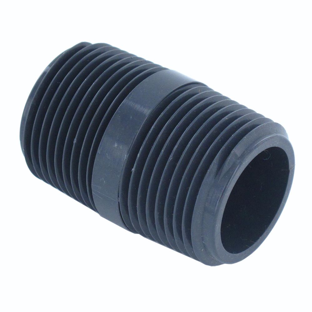 SCH. 80 PVC nipple for 1" MNPT x 2"