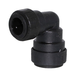 John Guest ProLock Black Reducing Elbow - 3/4 CTS x 1/2 CTS