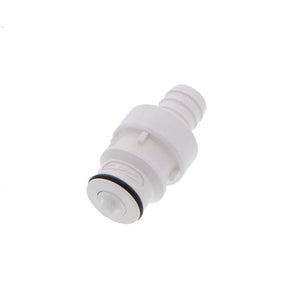 HFCD22835 Valved In-line Hose Barb Coupling Insert 1/2 ID Barb