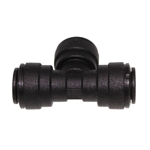 John Guest Union Tee BLACK ACETAL - 4mm