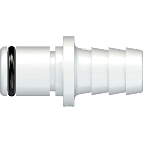 LinkTech 40AC Series Straight Male, Non-valved, 3/8" HB, Natural Acetal,