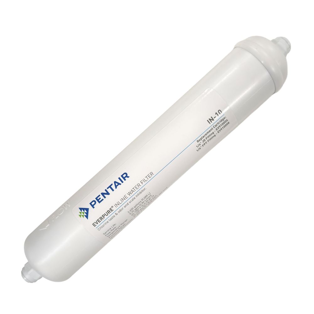 Everpure EV9100-06 IN-10 In-line Filter with 1/4" Fittings