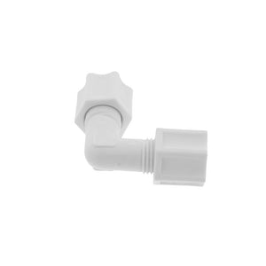 JACO 50-5-P-O Polypropylene Union Elbow 5/16 OD Tube x 5/16 OD Tube