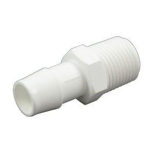 Male Barb Connector Polypropylene - 5/8 ID Barb x 1/2 MNPT
