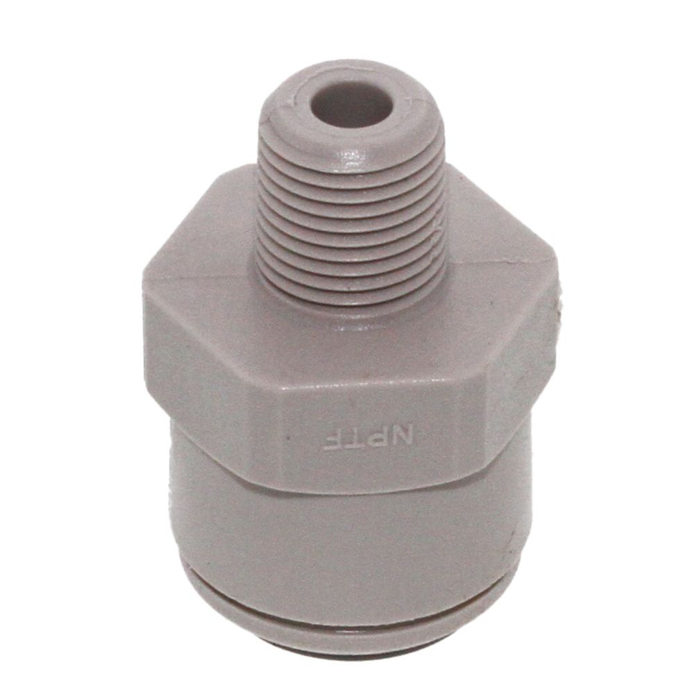 John Guest Male Connector NPTF - 3/8 x 1/8  NPTF