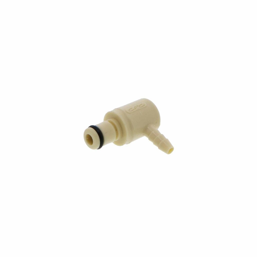 PMCD230212 Valved Elbow Hose Barb Coupling Insert 1/8 ID Barb