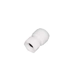 NeoFit - Acetal Natural White Female Adapter 1/4" tube x 7/16-24 UNS - Cone Type