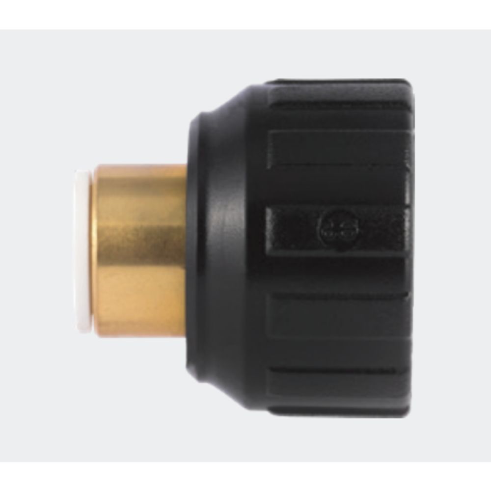 John Guest NC2249LF Brass Polypropylene Female Connector LF 3/8 x 3/4 FGHT