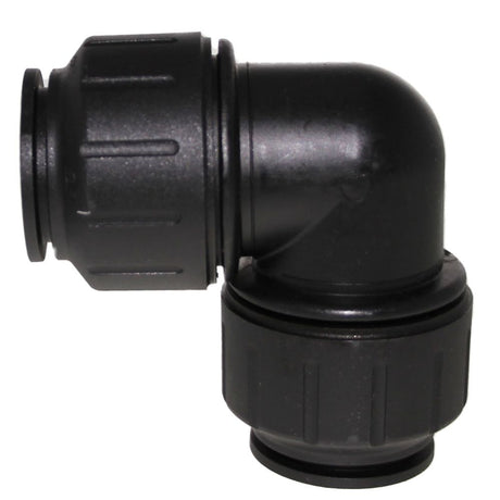 John Guest Black Union Elbow - 1 CTS