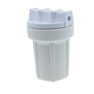 Watts FH500WW14 5" Water Filter Housing 1/4 White Sump No PR - 1/4" FPT
