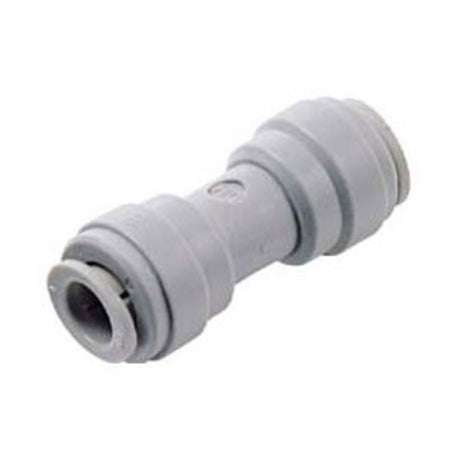 NeoFit - Polypropylene Natural White Union Connector- 1/4"tube OD x 1/4"tube OD