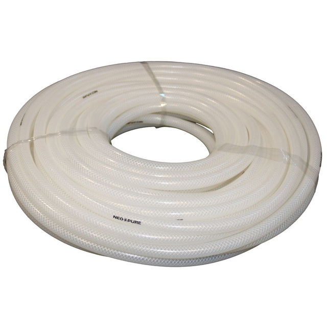 Braid Reinforced Silicone Tubing - 1/4 ID x .520  OD