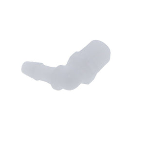 FitQuik PVDF [Kynar] Thread to Tube Elbow Fitting - 1/4 MPT to 1/4 ID Barb