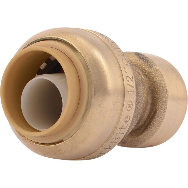 SharkBite® U050LF Lead-Free Brass Push-to-Connect Reducer Coupling - 1/4" x 1/2"