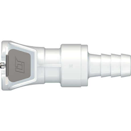 LinkTech 40AC Series Straight Female, Valved, 5/16" HB, Natural Acetal, Buna N