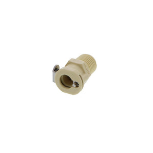 PMCD100412 Valved Male Thread Coupling Body 1/4 NPT