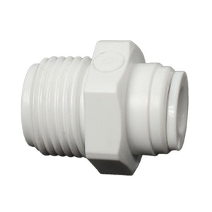 Male Connector Acetal 1/4 qc x 3/8 MNPT