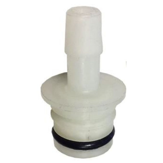 3/4 Quad Port x 5/8" Hose Barb Straight Fitting