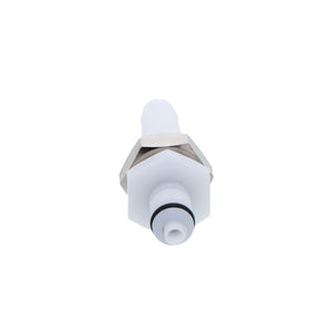 PMCD4204 Valved Panel Mount Hose Barb Coupling Insert 1/4 ID Barb