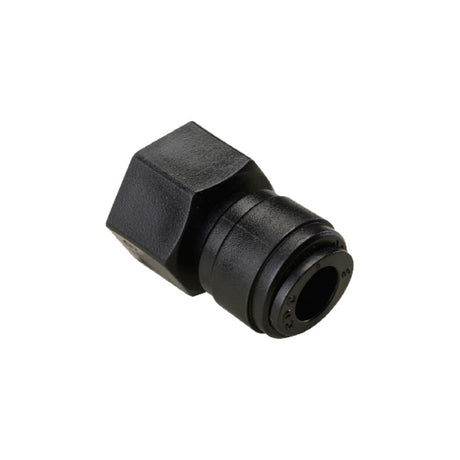 NeoFit - Acetal Black Female Adapter- Cone Type- 10mm tube OD x 3/8 BSP[P] conic inside
